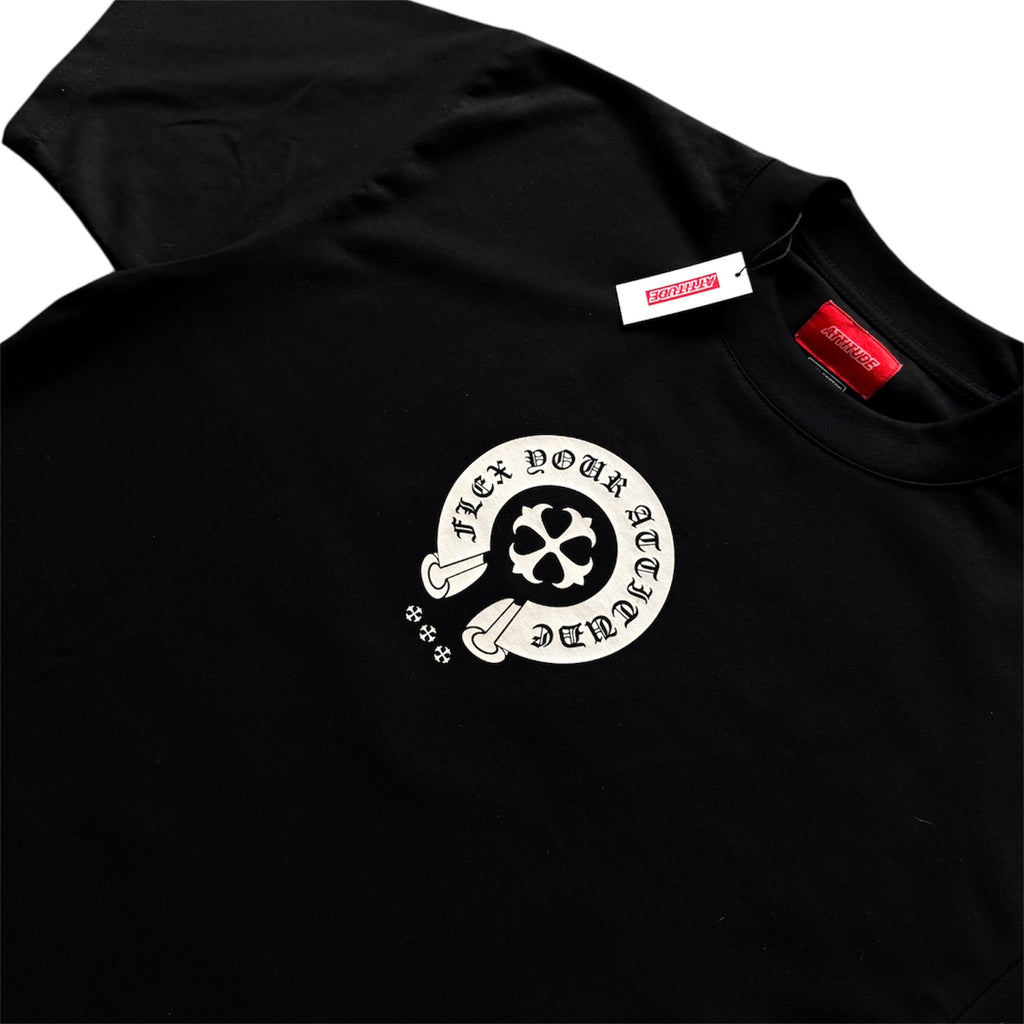 ATTITUDE “ CROWN SERIES “ Black Crop