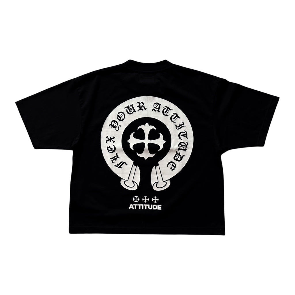 ATTITUDE “ CROWN SERIES “ Black Crop