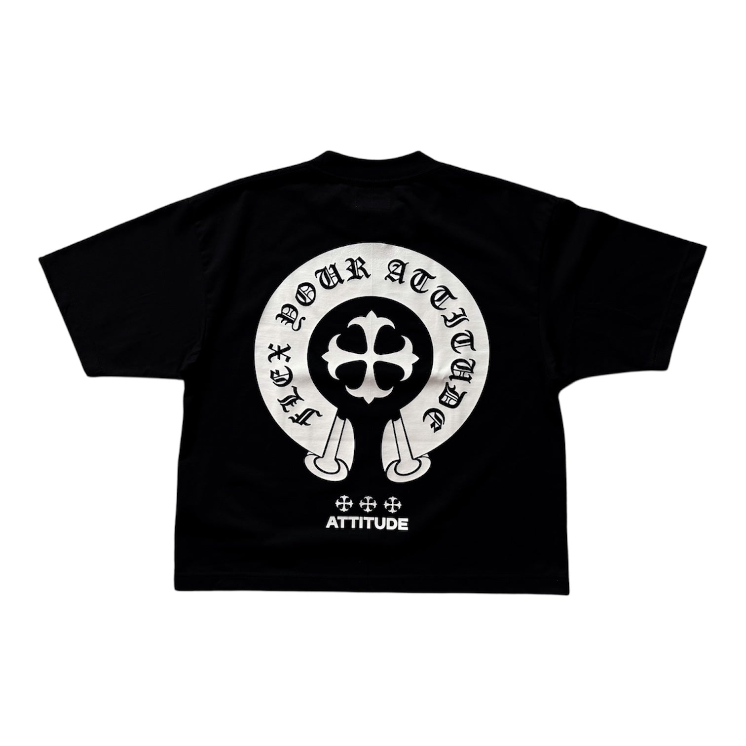 ATTITUDE “ CROWN SERIES “ Black Crop